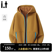 中大童 秋冬儿童加绒冬装 GROUNDZERO男童防水软壳外套2026新款