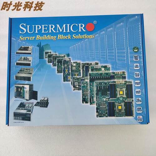 全新主板超微X10SLH-F 6个SATA3单路服务器主板支持E3-1200V3