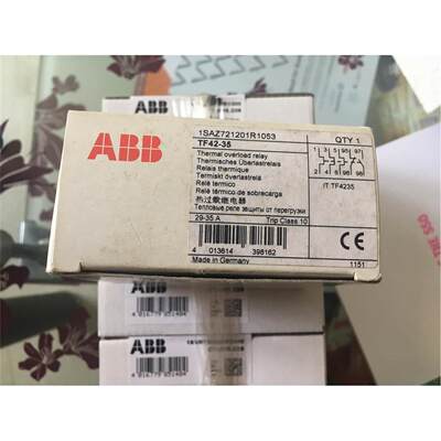 询价【全新原装正品】ABB 热过载继电器 TF42-35议价