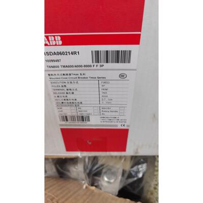 询价ABB塑壳断路器T6N800 TMA800/4000-8000 FF 3P 1SDA060214R1,
