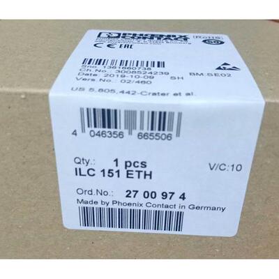 询价菲尼克斯凤凰现货原装正品全新控制器 ILC 151 ETH - 2700974