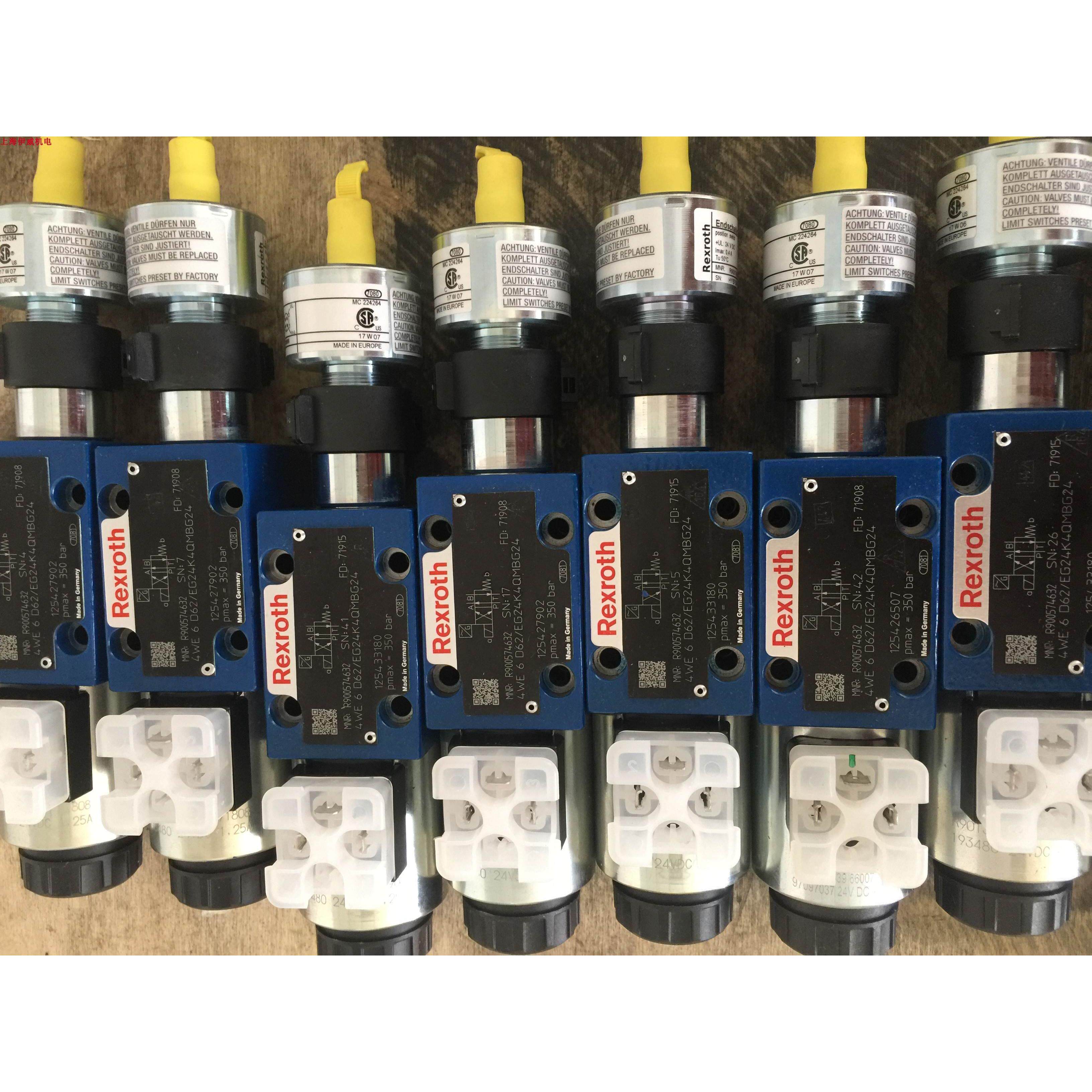 【铛裆机械】R900574632型号4WE6D62/EG24K4QMBG24电磁阀带传感器 - 实物图