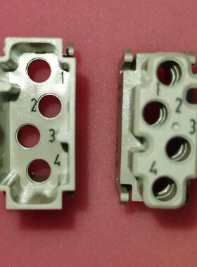 【铛裆机械】HARTING连接器09140044513母插HAN-multi-module同轴