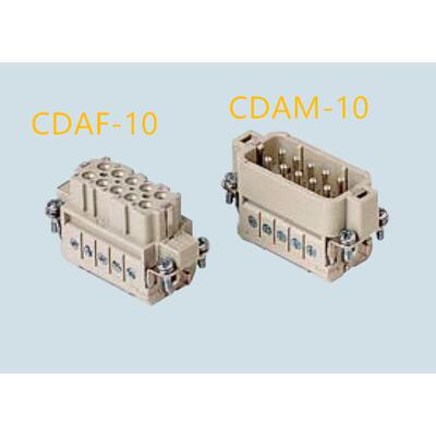 【铛裆机械】ILME连接器CDAF-10母芯CDAM-10公芯16A/250V意大利十