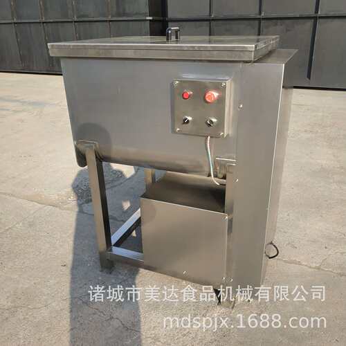 不锈钢搅拌机 双轴拌馅机自动出料牛肉拌料机香肠拌料设备现货