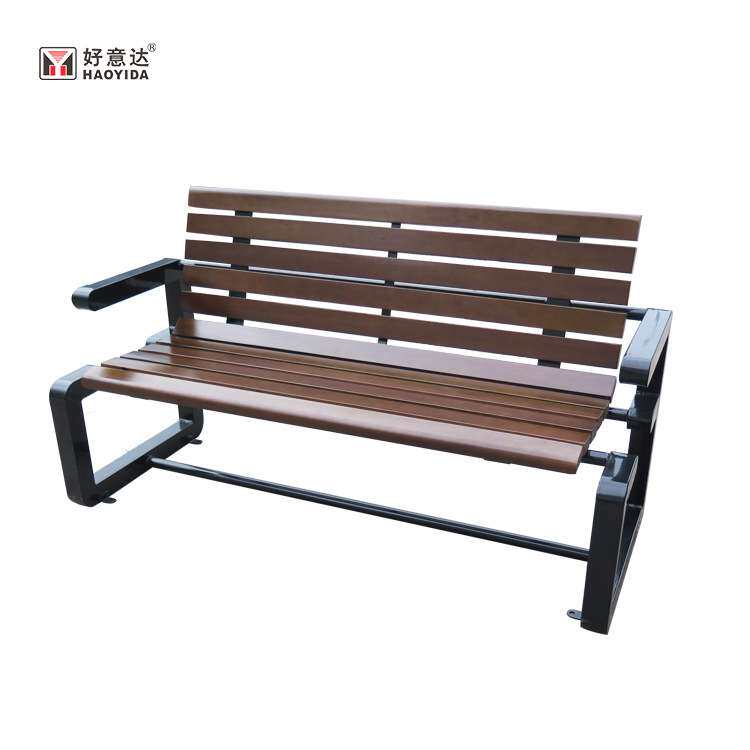 厂家 创意公园椅户外长椅小区学校排椅广场长凳三人座实木座椅