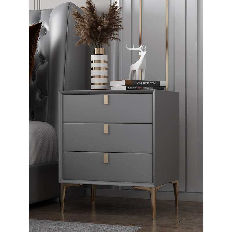 床头柜简约现代小型超窄实木岩板意式轻奢极简皮质收纳储物床边柜,鲜花速递/花卉仿真/绿植园艺,割草机/草坪机,淘宝优惠券,粉丝福利购,淘宝优惠卷