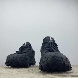 高端外贸透气男士越野跑鞋户外防滑防踢徒步登山鞋宽楦减震运动鞋