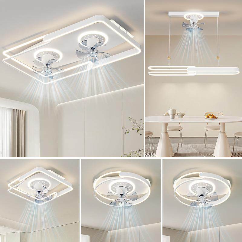 客厅风扇灯2024新款现代简约中山灯具客厅主灯一体电风扇卧室灯