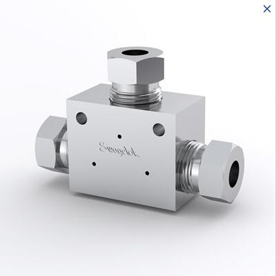 世伟洛克T4MF20不锈钢IPT系列三通接头1/4in.中压锥形内螺纹20000