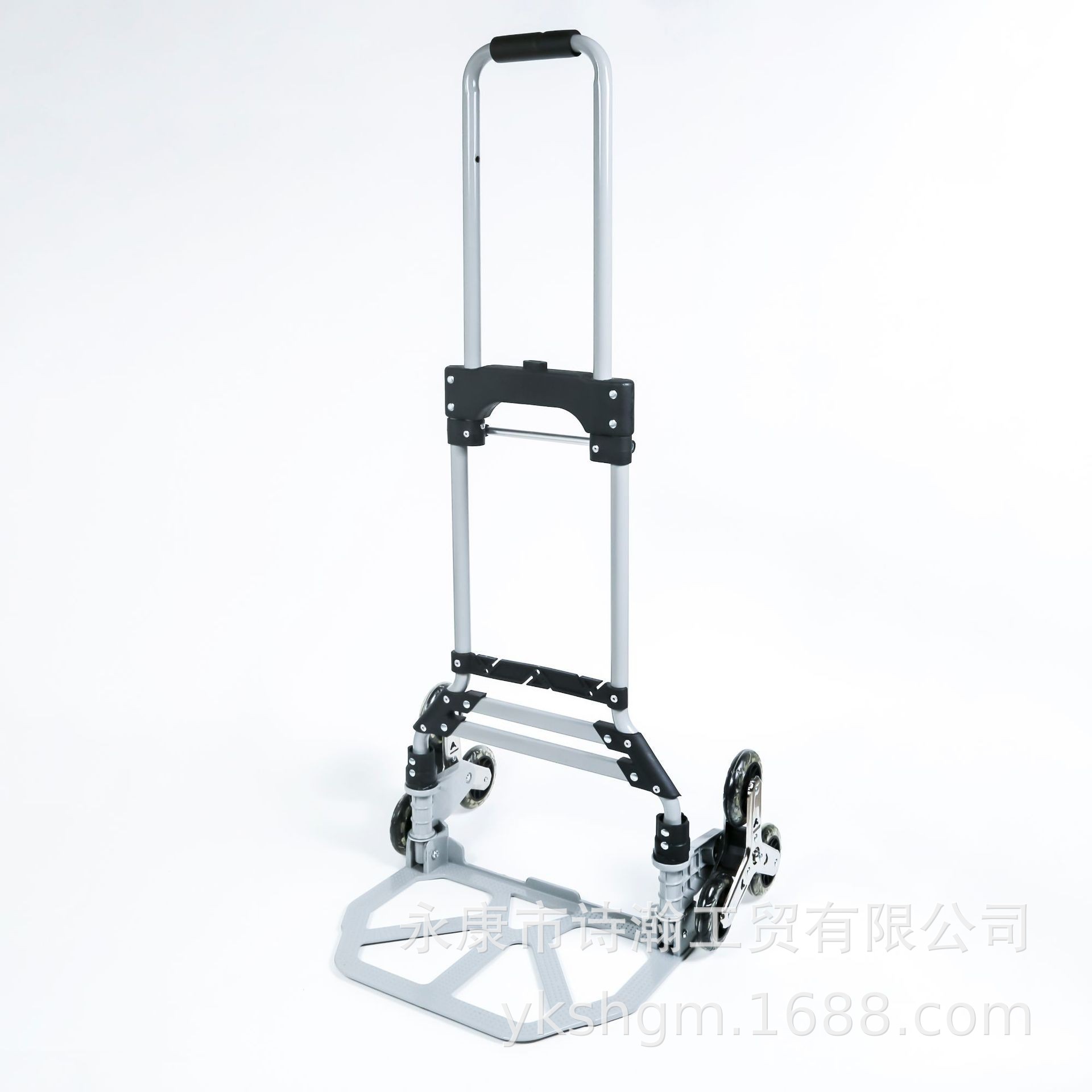 大号家用铝合金跨境便携小推车小拖车通用推车伸缩爬楼车拖车