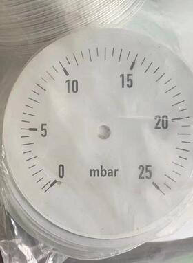 不锈钢微压表膜盒低压表径向立装毫巴压力表YEBF65 25mbar G1/4