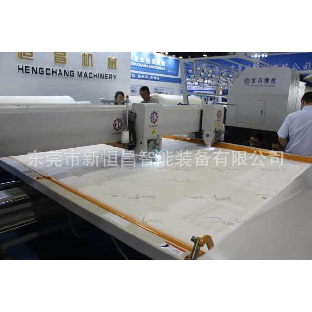连续工作的双头棉被间花机汽车、坐垫、皮革绗花机