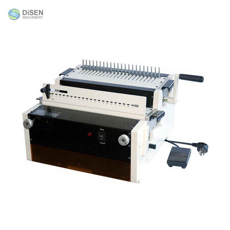 铁圈胶圈单线圈YB-4in1-6918多功能装订机广州打孔装订一体机