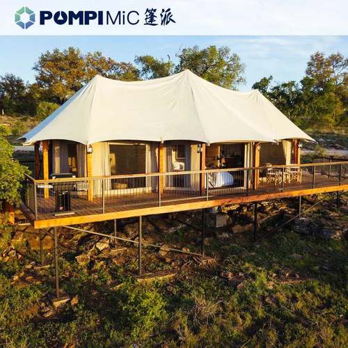 家庭度假星空帐篷露营旅馆名宿酒店帐篷房康养别墅帐篷两室一厅