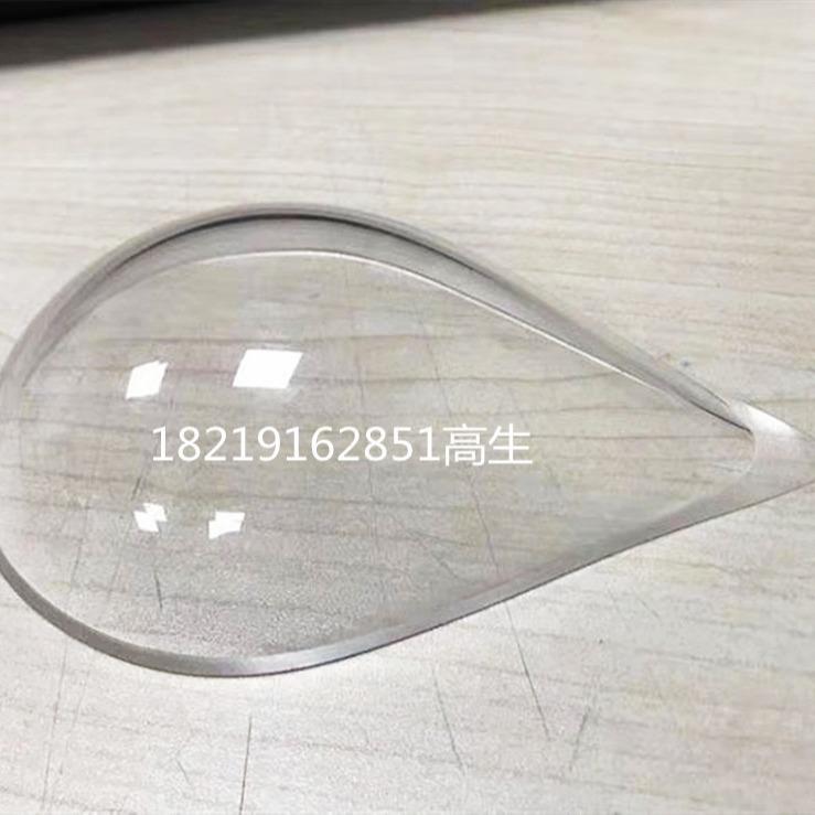 亚克力定仿水晶透明弧型有机玻璃板 热弯成型高透食品级工艺品