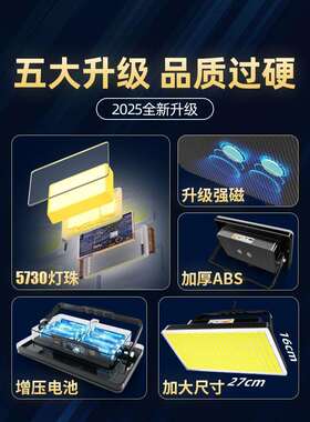 摆摊夜市灯充电照明灯地摊专用led灯超亮户外移动式露营灯应急灯