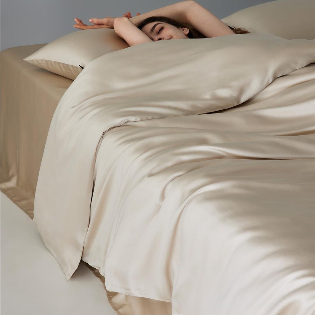 A类120支双股超细旦兰精天丝被套 极简素色被罩200*230 220*240