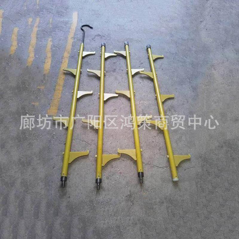 铁路检修速插螺旋梯单钩独脚梯攀登梯绝缘蜈蚣梯立杆式登高梯