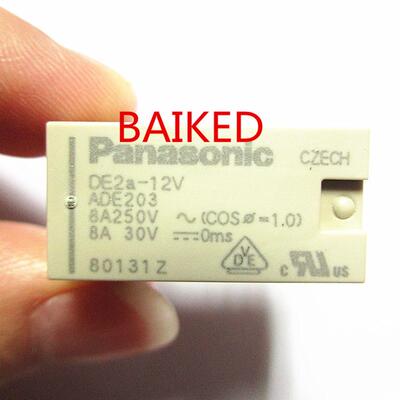 CZECH DE2a-12V ADE203 8A250V 8A 30V 0MS功率继电器
