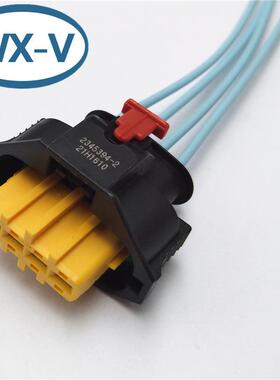 2345394-2 线束AMP 泰科282089-1 防水接插件 胶壳带线 线规按需