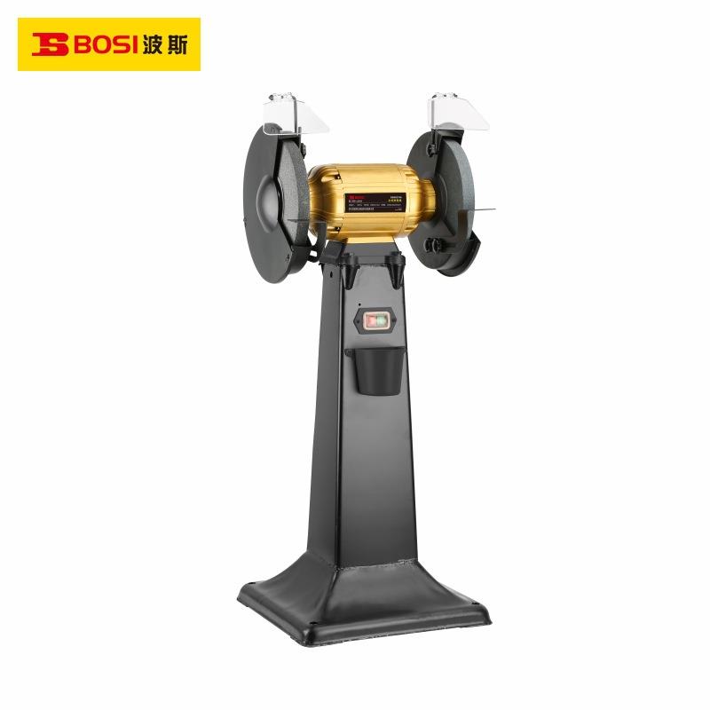 波斯电动工具台式砂轮机立式打磨机金属石材加工机
