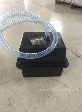 深圳24V150AH塑胶地埋箱 黑色电池周转箱