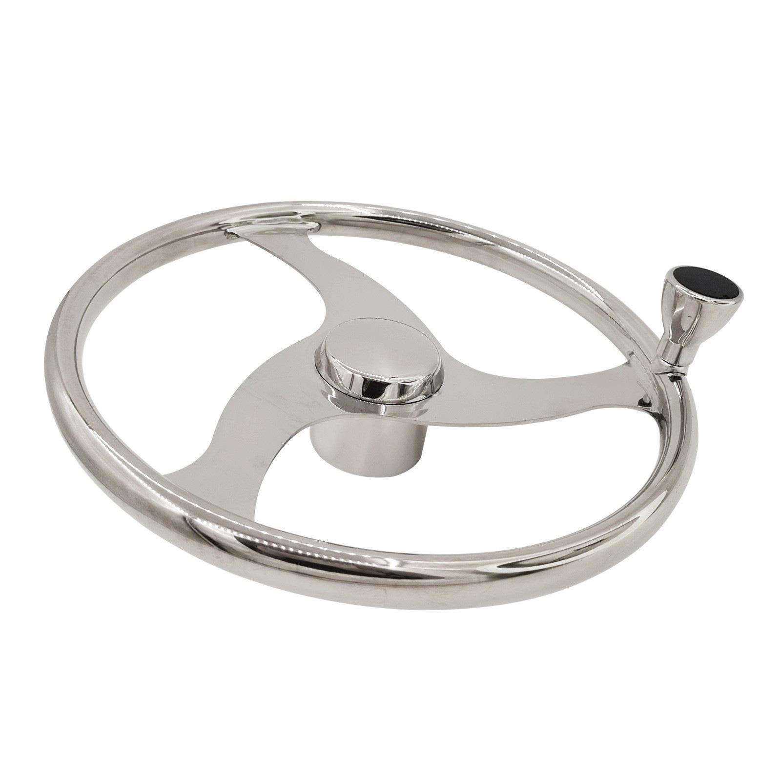 船用不锈钢方向盘13.5/15.5寸 快艇方向盘 船舶用游艇用五金配件