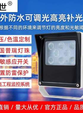 CXBG-1-CX-05T 8W调光LED监控白光常亮补光灯PFM510P电警卡口车牌
