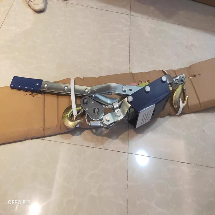 固定式手摇双钩拉紧器重物搬运绳索收放器涤纶织带棘轮式紧线器