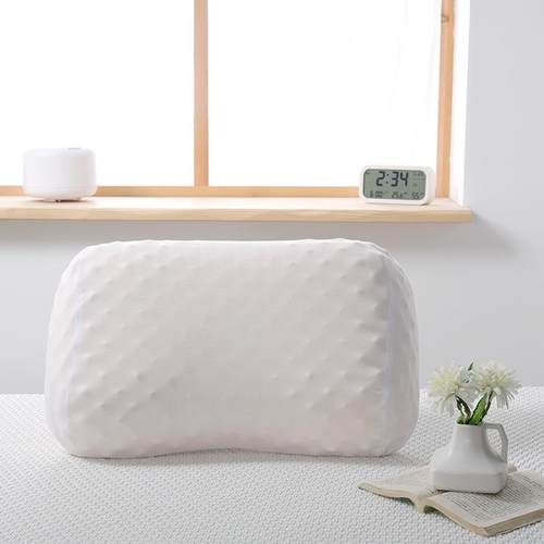 【泰国乳胶枕头 3D立体按摩颗粒枕头成人乳胶护颈枕跨境】