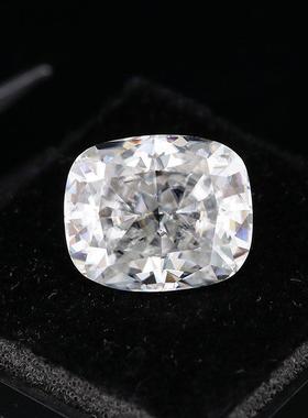 肥长方冰花切莫桑源头厂家现货大克拉白色莫桑石裸石首饰主石