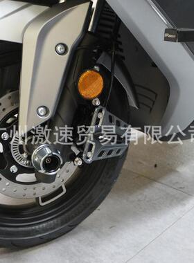 适用隆鑫无极SR150GT改装配件前卡钳装饰盖前刹车泵防摔保护罩