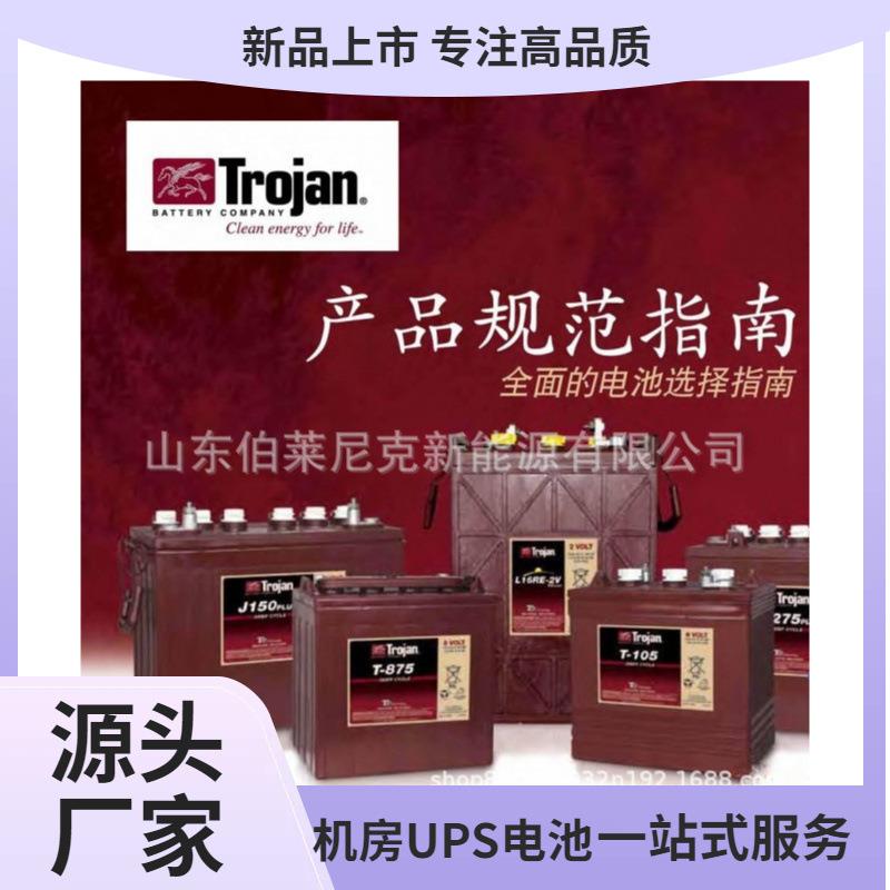 Trojan/邱健蓄电池L16G-AC 6V390AH升降机船舶洗地机6V 加液电池