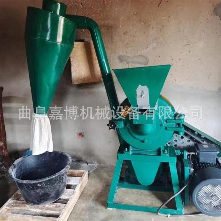 出口玉米木薯粉碎机除尘款 地瓜干菜叶子磨粉机 不同筛网可更换