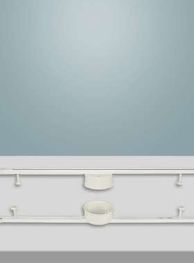 白色日规一米轨道条带吸顶 超市展示柜LED射灯轨道条可DZ