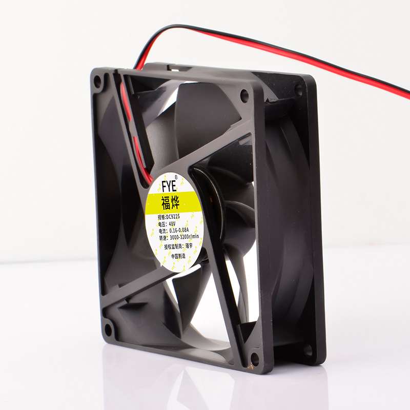 厂家供应48V-9025HBL散热风扇 高转速低噪音滚珠轴承散热风机