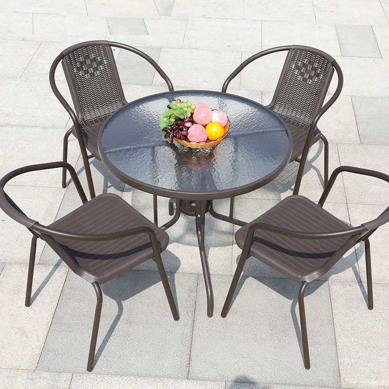 户外桌椅小藤椅三件套 藤编家具组合 室外铁艺椅子 阳台休闲桌椅,鲜花速递/花卉仿真/绿植园艺,割草机/草坪机,淘宝优惠券,粉丝福利购,淘宝优惠卷