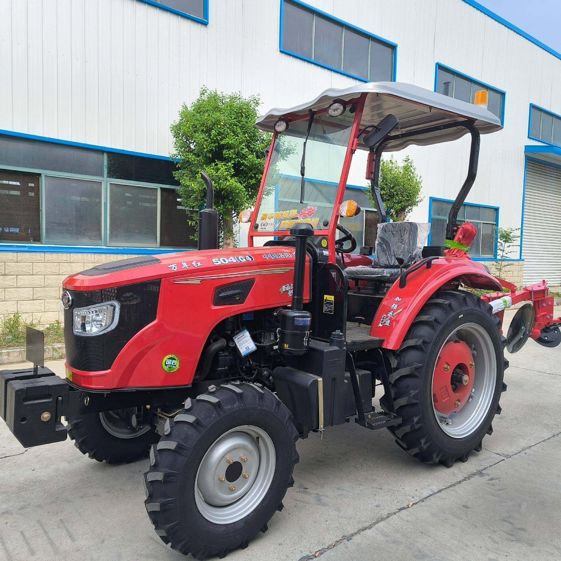 拖拉机大棚王504带圆盘犁后置式犁具旱田犁地设备农田耕犁翻转犁