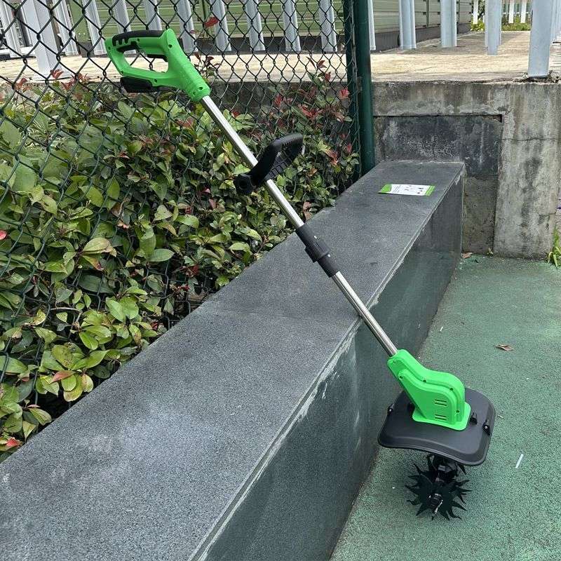 电动挖地锄头锂电锄草松土一体机电动割草机翻地除草神器翻土小型