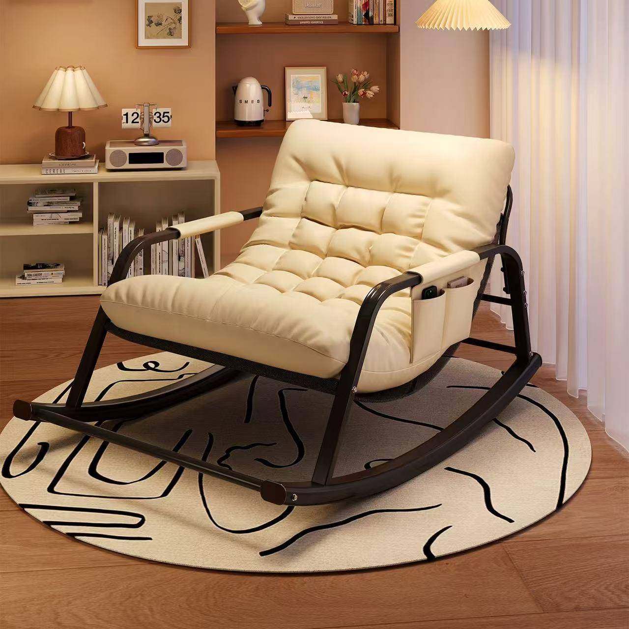 摇摇椅躺椅双人网红阳台客厅休闲逍遥椅成人卧室午休懒人沙发椅子