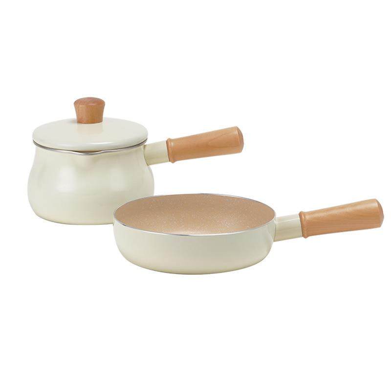 德世朗(DESLON)清逸抗菌不粘锅两件套 DFS-TZ839