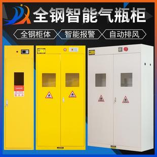 气瓶柜防爆双瓶全钢安全柜工业智能报警实验室专用气瓶柜厂家直销