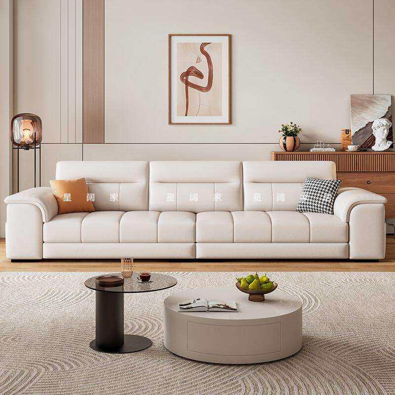 2026新款布艺沙发棉麻简约现沙发客厅小户型直排三四人位