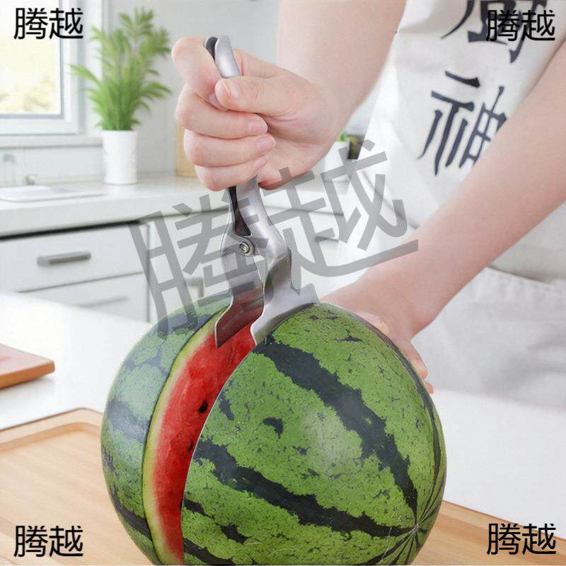 不锈钢开瓜神器开西瓜开口器切西瓜水果店切块掰西瓜分割专用工具