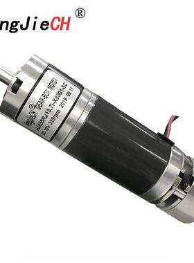 38mm直径HJX38RJ-SC直流行星减速电机 金属齿轮带刹车厂家直销