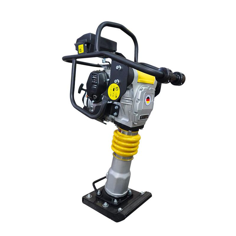 GTR60小型夯实机跳跳夯手扶式振动冲击夯压实机 隆鑫LC168F汽油机