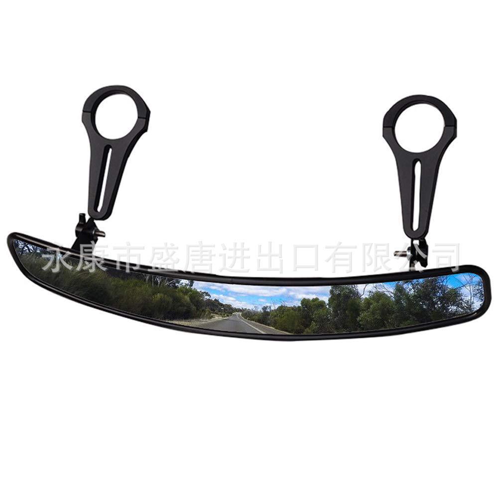 GOOFIT15英寸宽后视图中心镜凸设计，带有1.75英寸的夹具橡胶垫圈