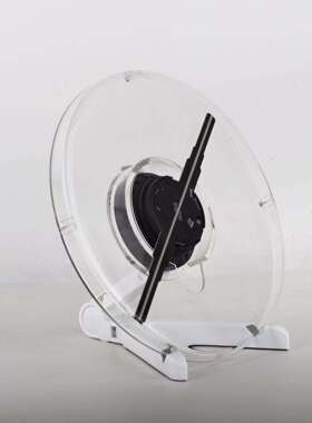 新款28CM桌面透明式裸眼3D全息广告机风扇屏HOLOGRAM LED FAN工厂