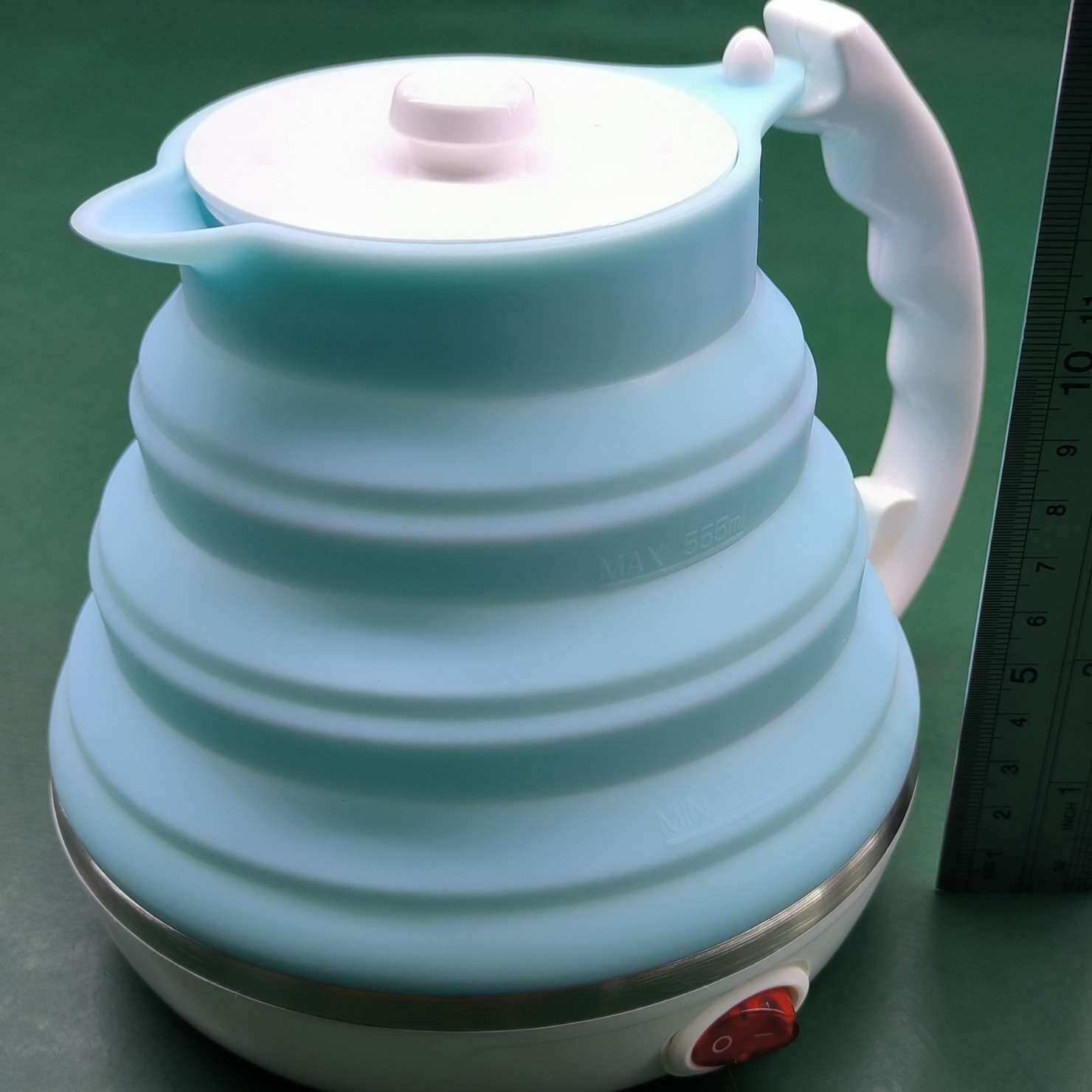 跨境collapsible travel electric kettle折叠旅行电水壶可加logo